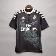 Real Madrid 14/15 Away Black Soccer Jersey